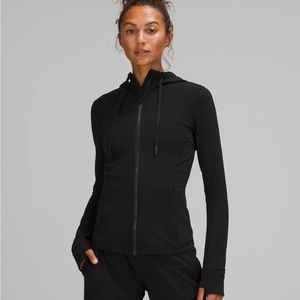 LULULEMON HOODED DEFINE JACKET NULU SIZE 8 COLOR BLACK